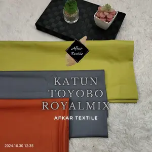 [PANJANG 0.5 METER] KATUN TOYOBO ROYALMIX Premium - Lebar 1.5 Meter untuk Baju Koko, Jilbab, dan Gamis Syari - Kemeja