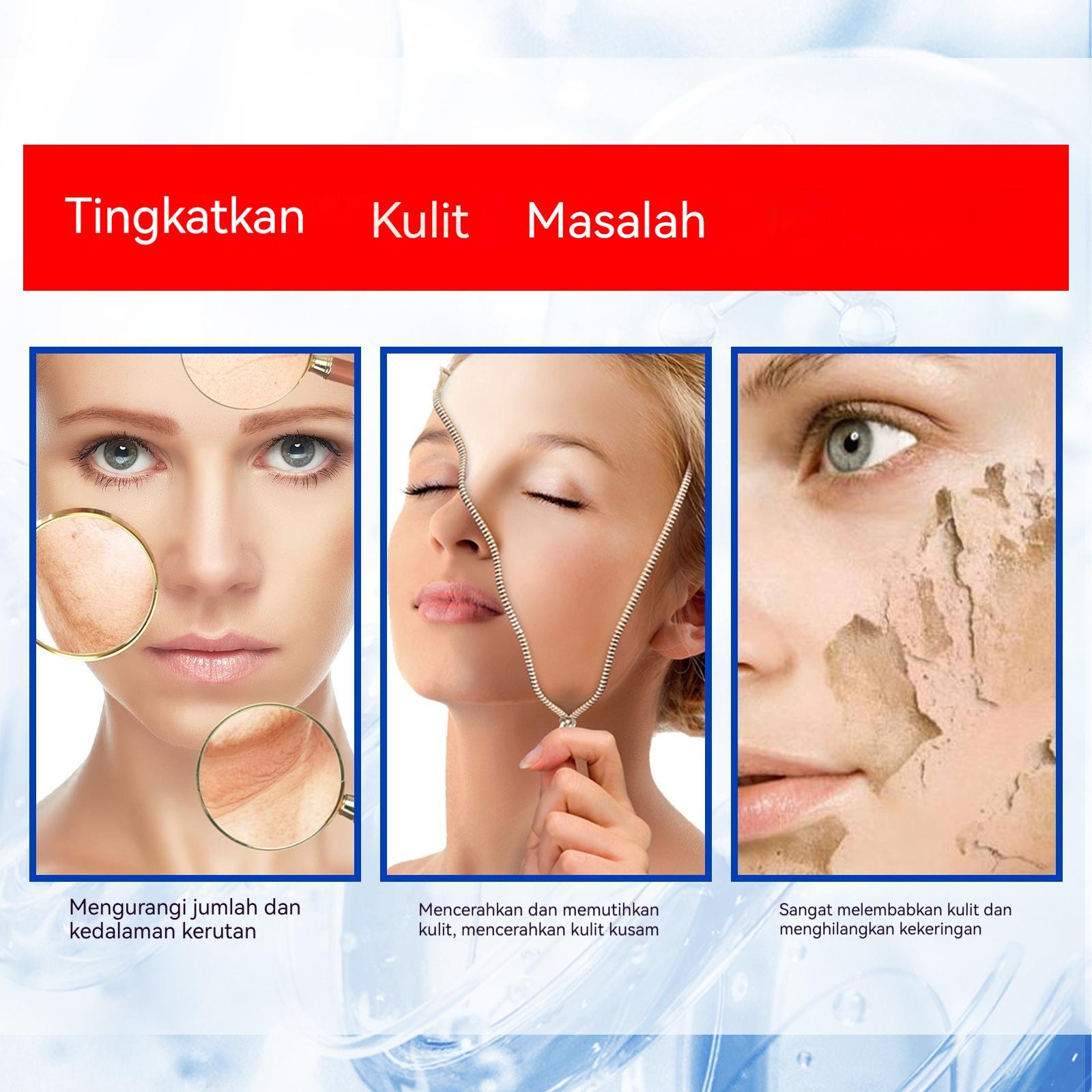 Krim esensi anti kerut air bersinar. Krim esensi ini dapat menghaluskan garis halus, melembapkan dan mengencangkan kulit-YY