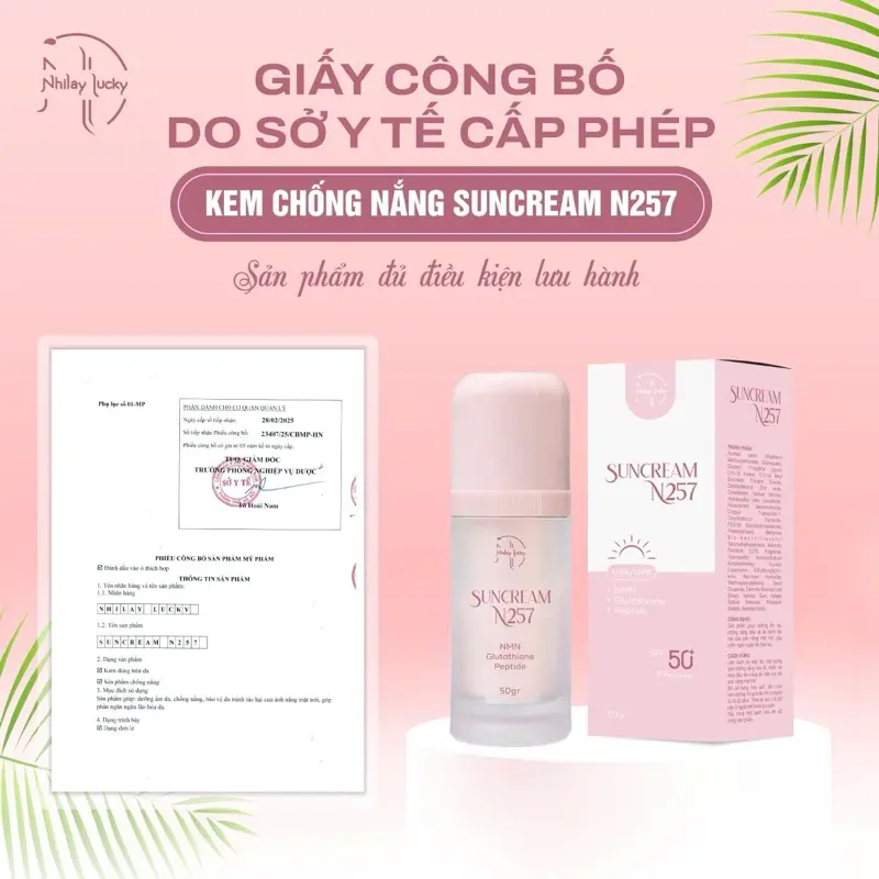 Kem Chống Nắng SUNCREAM N257 SPF 50+ [Nhi Lầy]