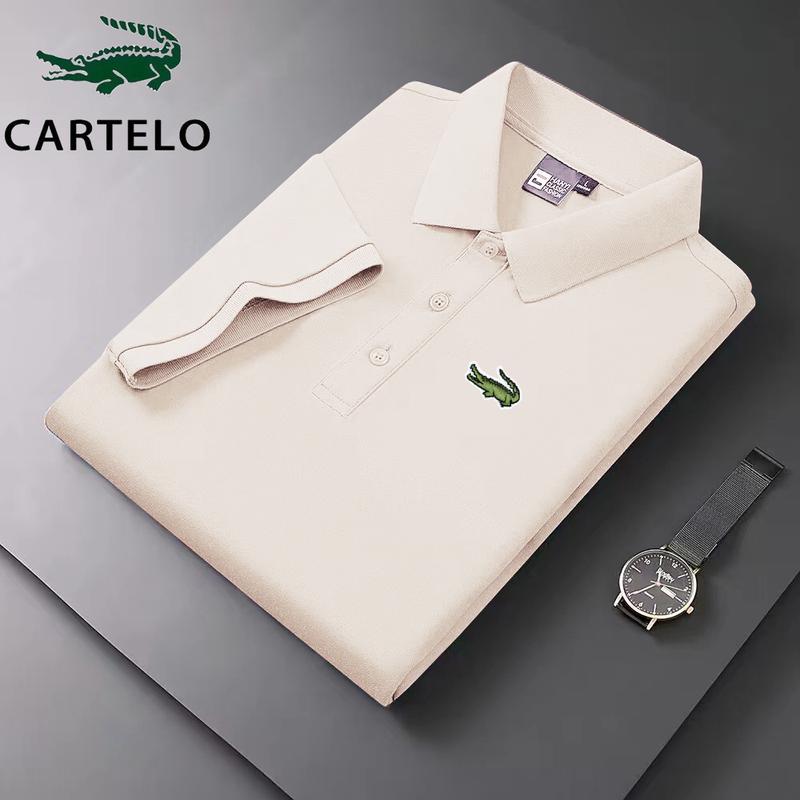 Áo Polo Golf Mùa Hè, Dành Cho Nam Giới, Chất Lượng Cao, Thêu CARTELO, Polo Công Sở Thường Ngày Thoải Mái Và Thoáng Khí, Áo ngắn Tay Áo, Hàng Mới Về Năm 2025 3