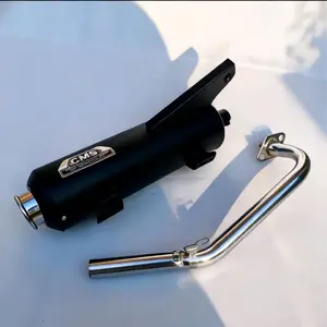 KNALPOT MONCONG KENOCHI STANDAR RECING CMS FUL BAS ADEM AL MATIC BEAT DELUX BEAT KARBU BEAT STREET VARIO 125 KZR VARIO 150 MIO SPORTY MIO M3 MIO J Kompatibel dengan Berbagai Jenis Motor