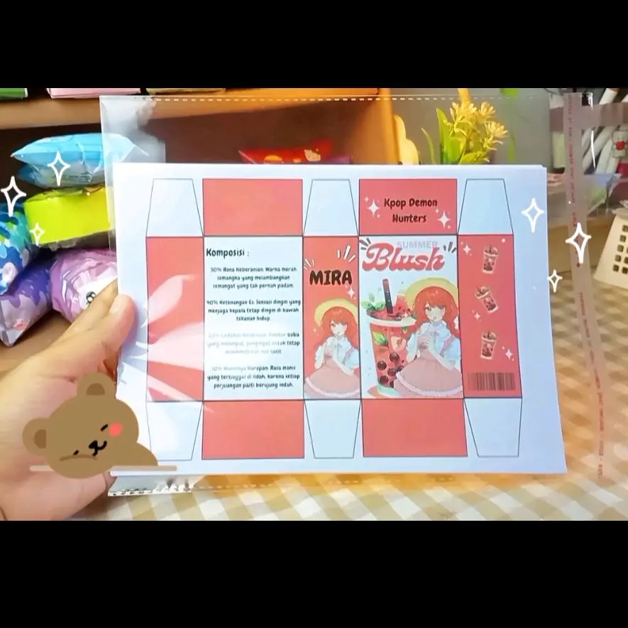 [Versi Hemat] Diy Paper Squishy murah-Kpop Demon Hunter