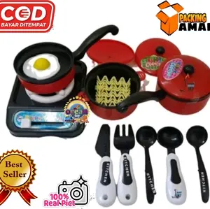 COD PROMO LM9 MAINAN MURAH ANAK MASAKAN / MAINAN MASAK MASAKAN SET / KITCHEN SET KANTONG