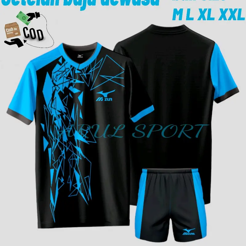 SETELAN BAJU OLAHRAGA DEWASA FUTSAL BOLA VOLI BADMINTON DLL Jersey 5