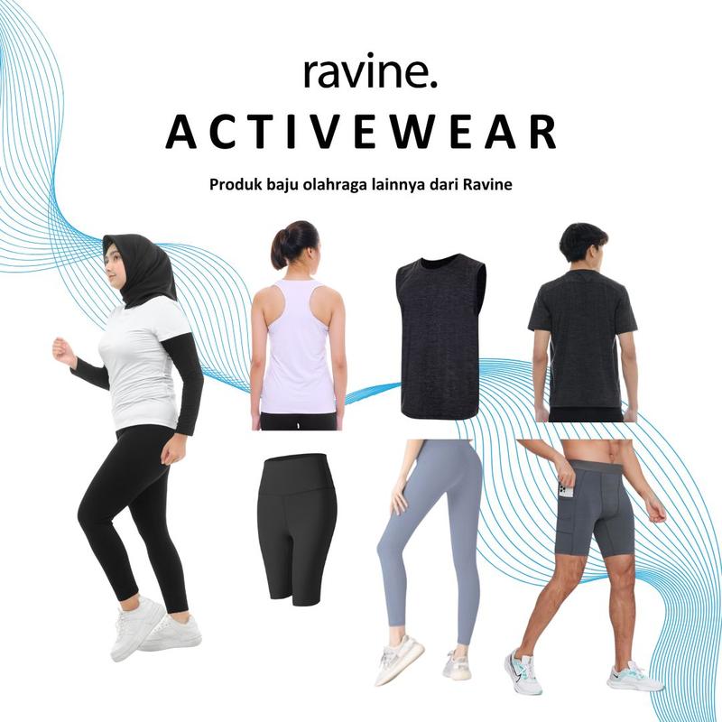 Ravinesport.id Legging Celana Olahraga Wanita High Waist Running Yoga Gym Sport Outdoor 8