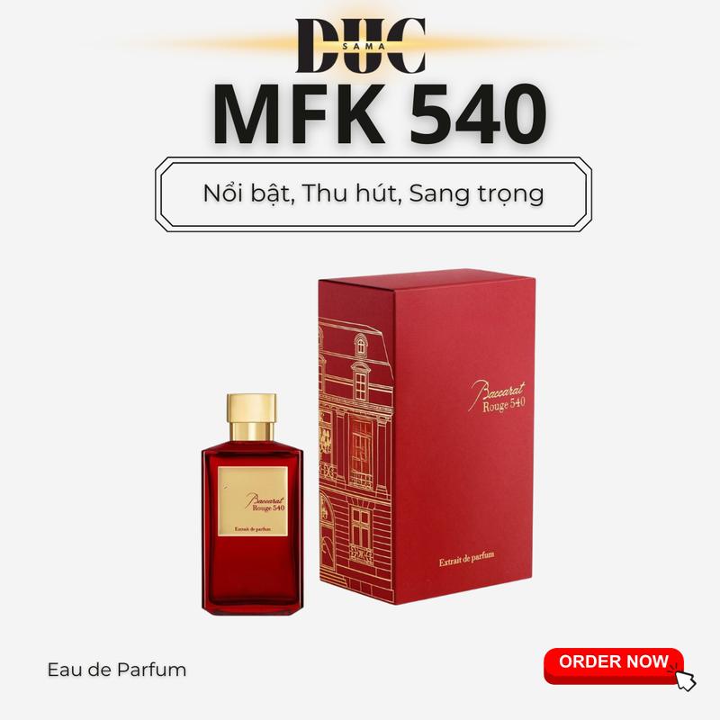 Nước Hoa Nữ MFK 540 - Mùi hương ngọt đậm lôi cuốn quyến rũ - Nữ - Perfume