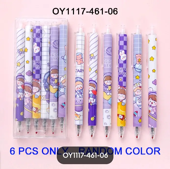 Set Pulpen isi 6 Pcs - Alat Tulis Sekolah - Stationery Tinta 5