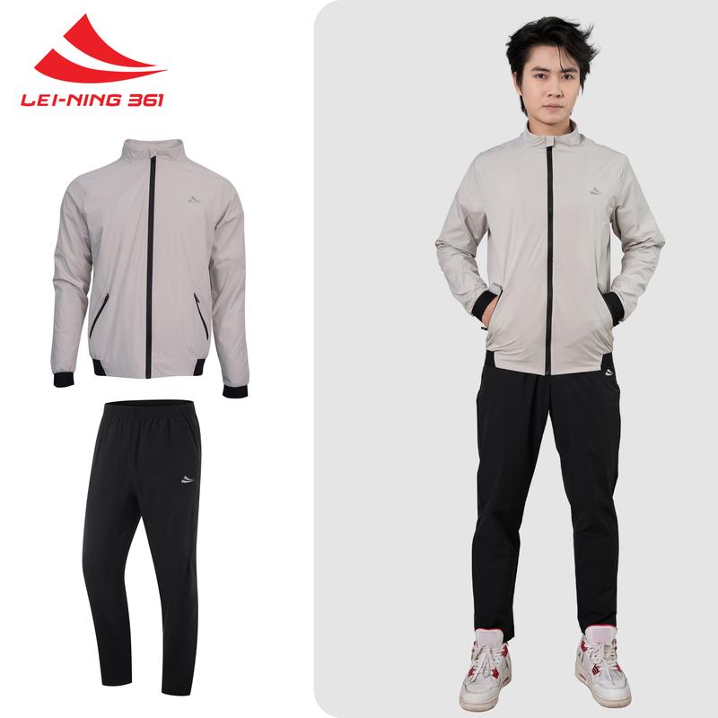  Bộ Quần Áo Gió Nam Nữ Thu Đông Lei-Ning 361 Vải Gió 2 Lớp Lót Lưới Siêu Bền Chống Gió Chống Nước Giữ Ấm Tốt-BOGIO453.361 