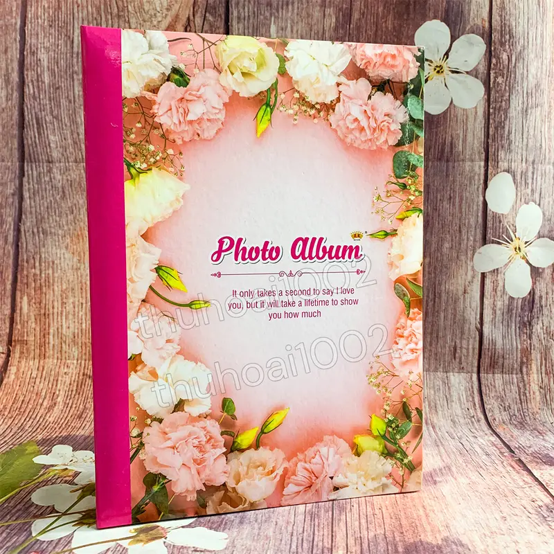 Album đựng 200 ảnh 15x21 bìa giấy cứng 2 ngăn ( đựng ảnh A5 ) 8