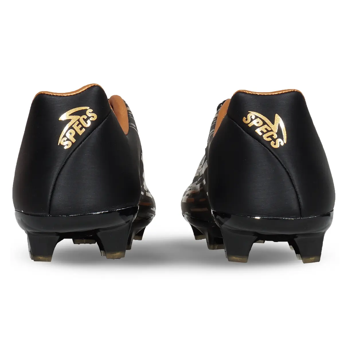 Sepatu Bola Specs Lightspeed Reborn FG - Black/Pale Gold