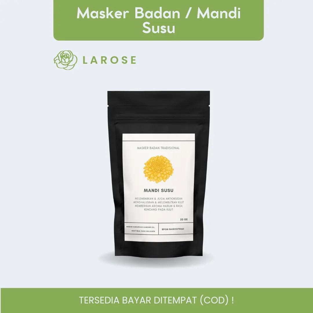 Masker Pemutih Badan Mandi Susu Bleaching Badan