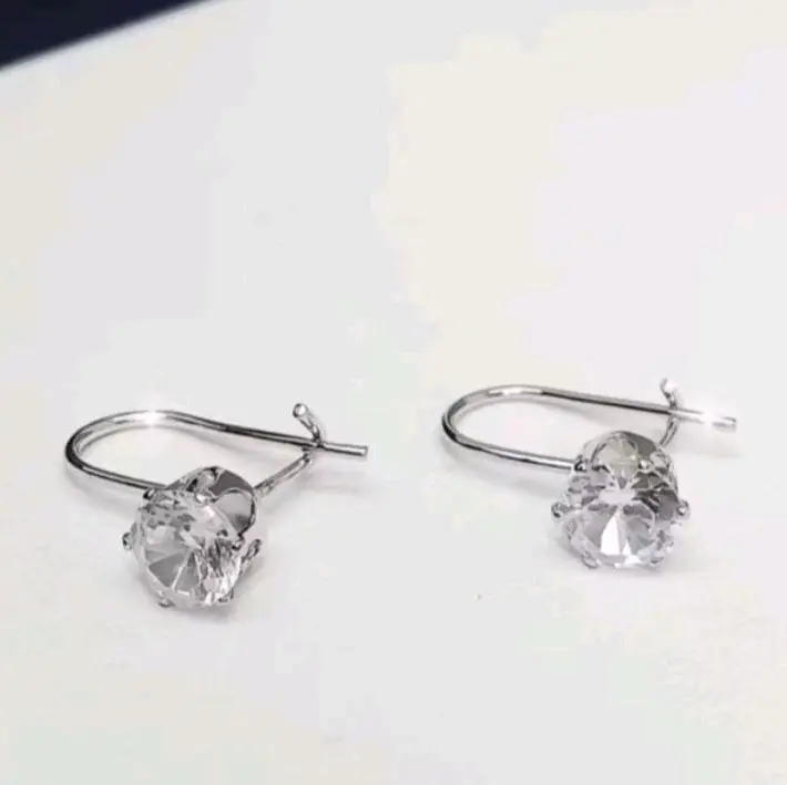 Anting Desy Titanium Wanita Motif Permata Anti Luntur