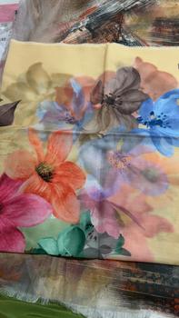 Product Review of Hulya Hijab Segi Empat Rayon Katun Kilau 100cm HUL100K150 Muslim Square Voal Kerudung from E**a F**i 0