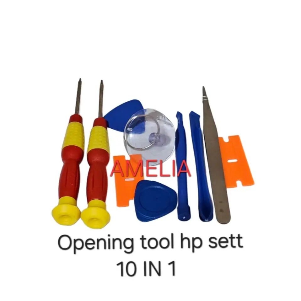 Obeng hp sett/ opening tool obeng hp sett 10 in 1 / 8 in 1