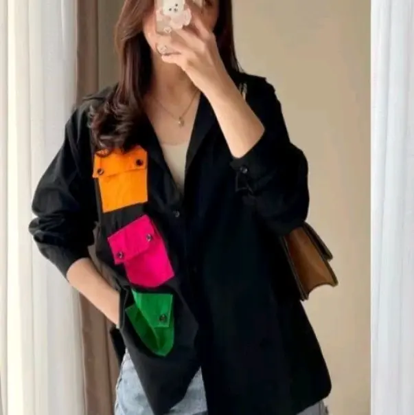 COLOURBOX POCKET SHIRT/ KEMEJA KANTONG WARNA 5