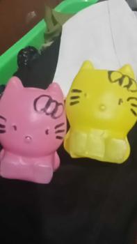 Product Review of 2 pcs Celengan Plastik Karakter Hello Kitty Lucu from a**h 0