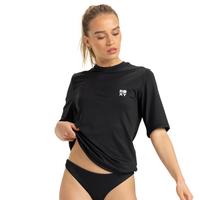 Gambar Roxy Womens Happy Waves Surf Tee Anthracite Surf T-Shirt - Anthracite, XS dari Roxy Official Shop Kota Bekasi 1 Tokopedia