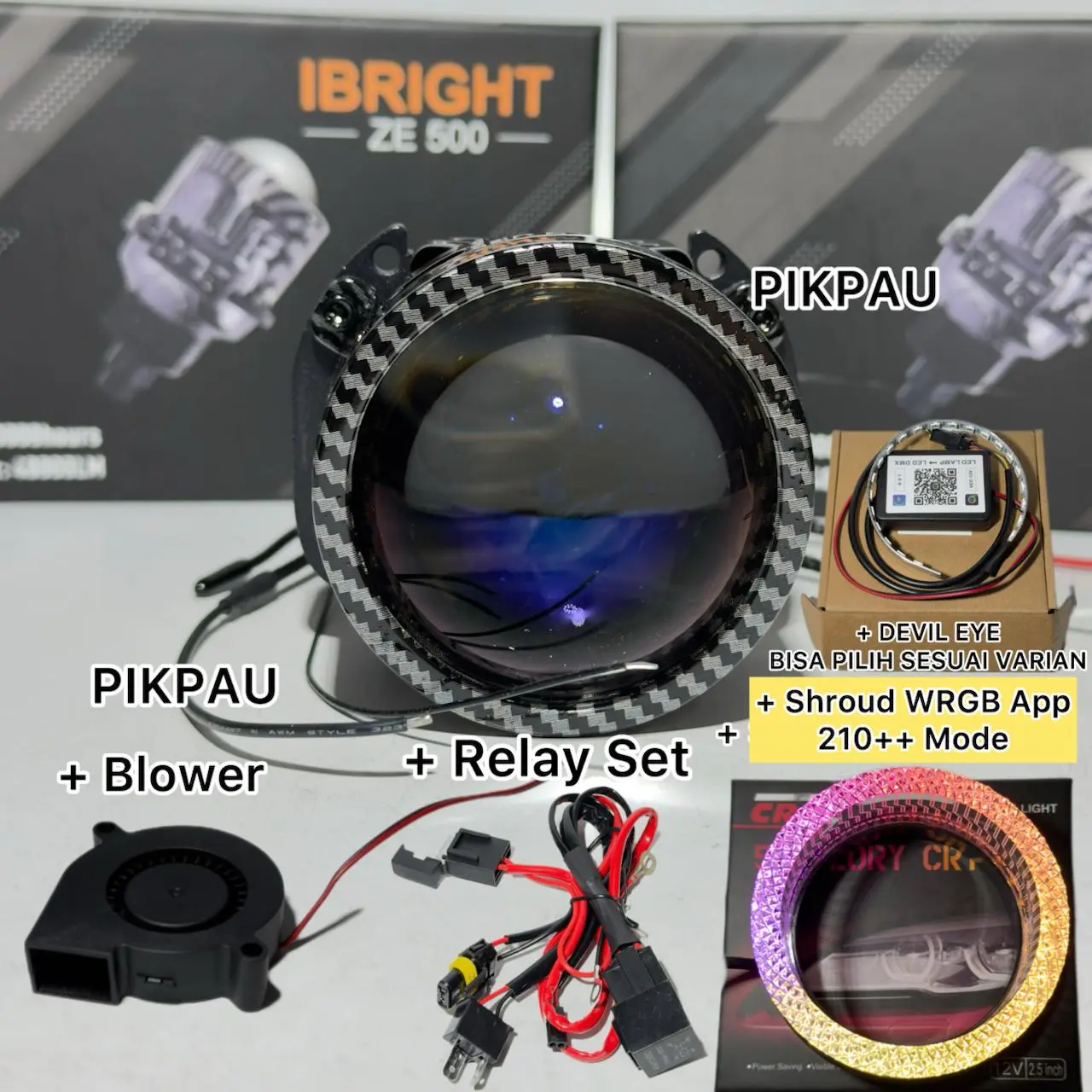 PAKET Set Bulat WRGB