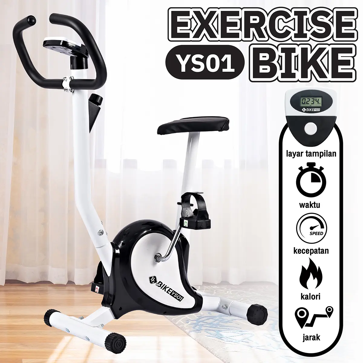 Bettergrow Spine Bike Sepeda statis Alat Peralatan Olahraga Kaki Exercise Bikes Berputar YS02 YS01 Kursi