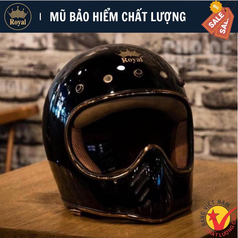 Nón bảo hiểm fullface Royal H01 - Mũ bảo hiểm Royal M141 cao cấp chính hãng tặng kèm lưỡi trai và túi đựng nón