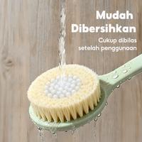 Gambar OHSOME DULCE VIDA Two Color Bathing Brush Sikat Mandi Penggosok Punggung Shower - Green dari OHSOME Homeliving Kab. Bekasi 5 Tokopedia