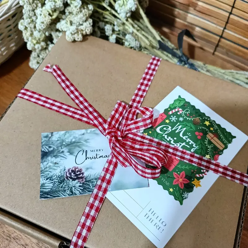PAKET GIFT HAMPERS NATAL pipe cleaner, boneka dan papan akrilik Souvenir dan Hadiah Natal 0