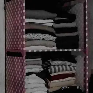 Rak Buku Serbaguna 5 Susun (4 RUANG) Dengan Tutup