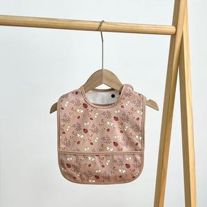 Baby Bib Sleeveless With Pocket Babies Accessories Newborn Drooling Aprons Infant Burp Cloths Saliva Towel Waterproof Bibs