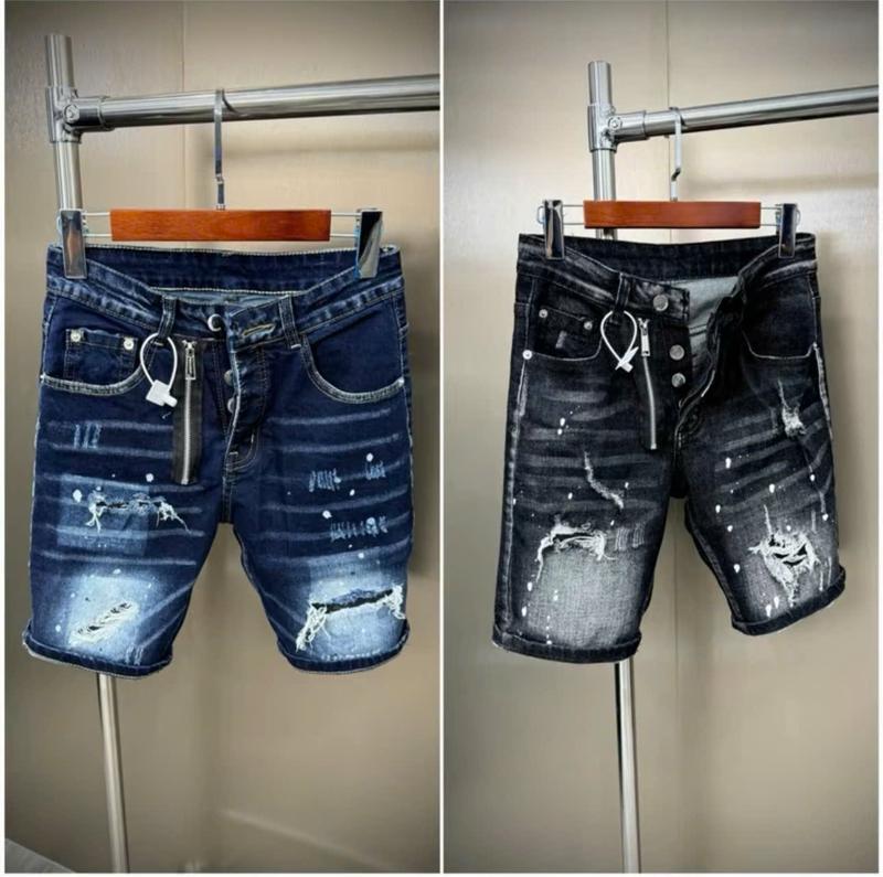 Quần short jean ngố nam bản tang trắng 4 cúc chất vải dày dặn trẻ trung mẫu mới cao cấp-NGỌC DUYỂN STORE