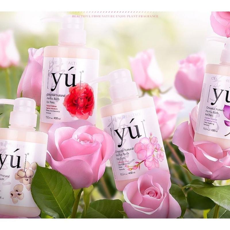 Yu Pet Shampoo 400ml / Dry Clean Spray 145ml - Oriental Herbs Care Controls Bacteria and Prevents Skin Infections 3