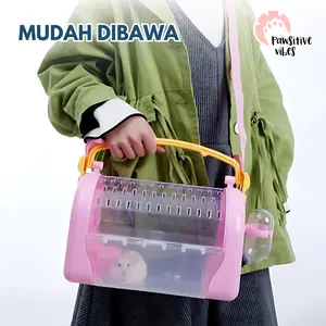 Tas Pet Cargo Untuk Hamster - Travel Pouch Sugar Glider / Hamster - Tas Kandang Marmut