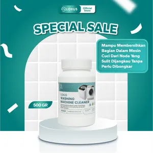 Loxus Washing Machine Cleaner [SPECIAL SALE] | Serbuk Ajaib Pembersih Mesin Cuci Antibakteri Untuk Semua Jenis dan Merek