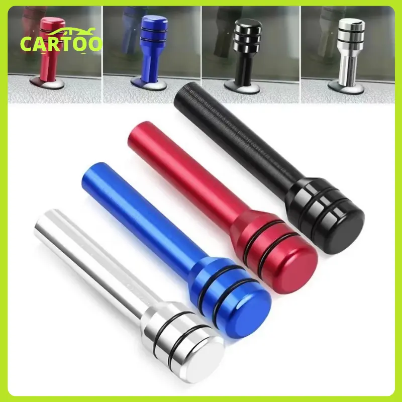 CARTO0 Universal Knop Kunci Mobil PinPengunci Pintu Interior Mobil GesperPintu Untuk Modifikasi Interior Mobil TrukUntuk Modifikasi Knob Pin Pengunci PintuInterior Mobil