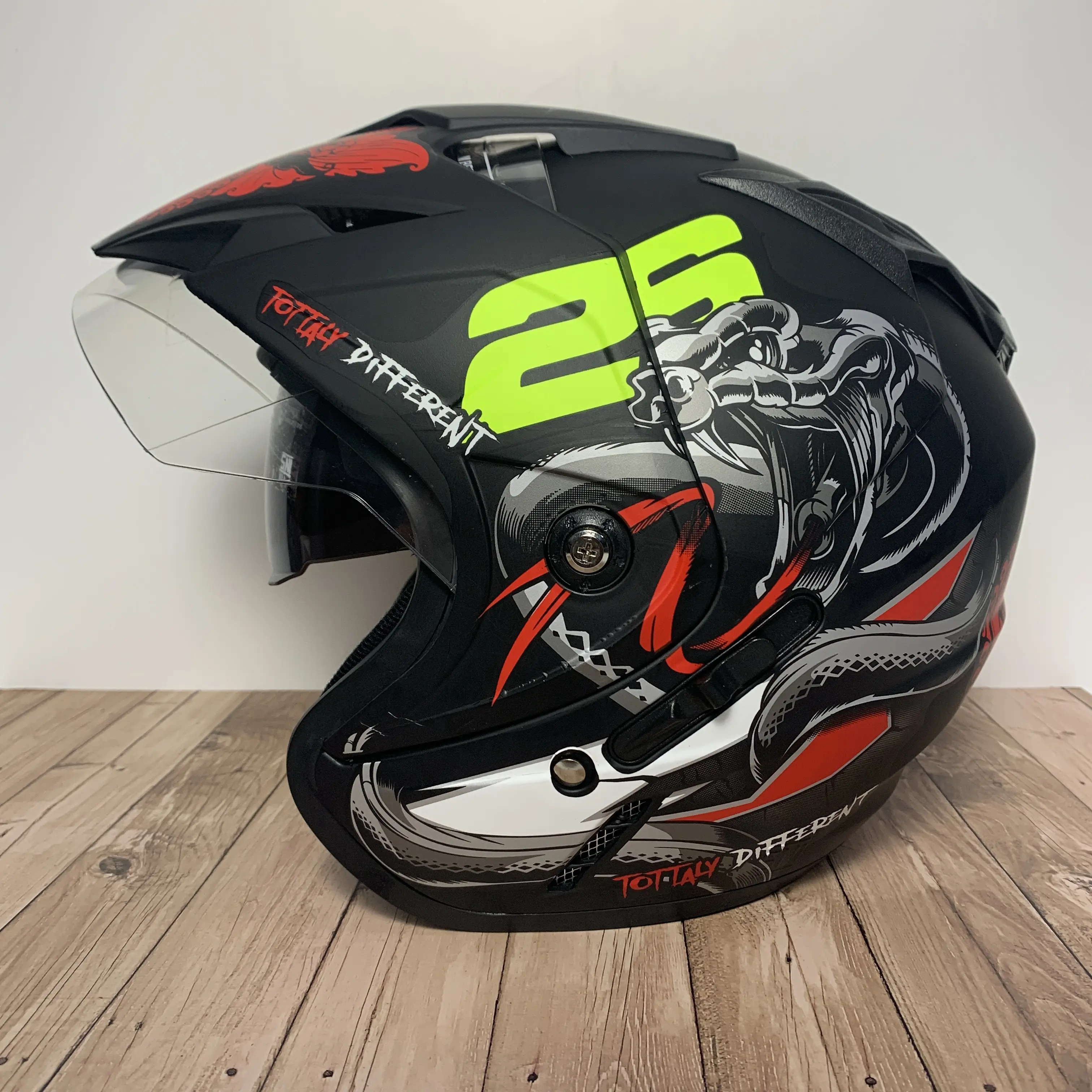 Helm JP7 Motif - Double Visor Helem SNI Helmet Dewasa BXP