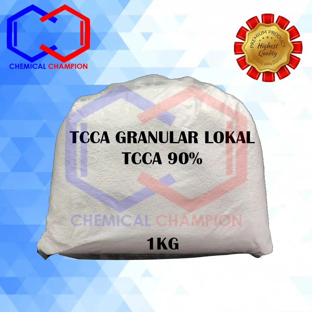 Kaporit Granular / Klorin Granular / TCCA Granular 90% ex PINDO DELI Lokal - 1 KG