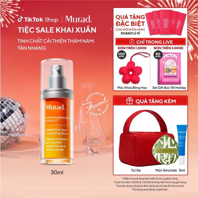  Tinh chất làm mờ vết nám và giảm sự hình thành đốm nâu Murad Rapid Dark Spot Correcting Serum 30ml 