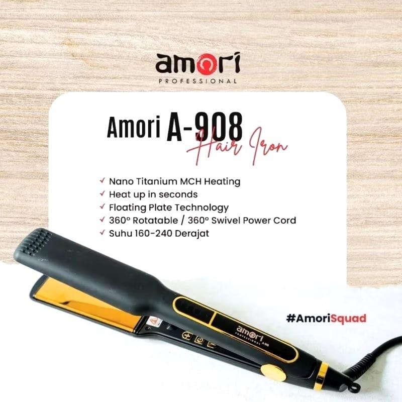 ￼(FREE BUBBLE) AMORI /  CATOK A-908 ORIGINAL PELURUS RAMBUT 0