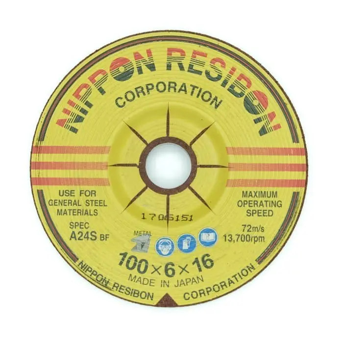 Nippon Resibon A24S BF Batu Potong Gerinda 4" 4x6 4inch 0