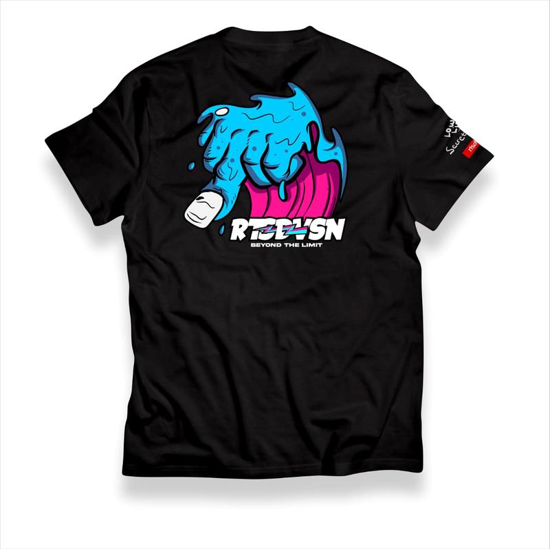 T-SHIRT RTSDVSN 243 LENGAN PENDEK MOTIF MELTING HAND Shop