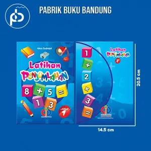 Latihan Penjumlahan jilid 1 & 2 | Belajar Berhitung Penambahan | 32 Hal 14.5x20.5 Cm | Cahaya Ilmu Bandung