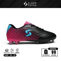 Gambar Liger Footwear Sepatu Sepak Bola Anak Anak Tunder Sala Black Pink Ukuran 28-33 Olahraga Outdoor Sport - Black Pink Kids, 28 dari Liger Footwear Kab. Tangerang 1 Tokopedia