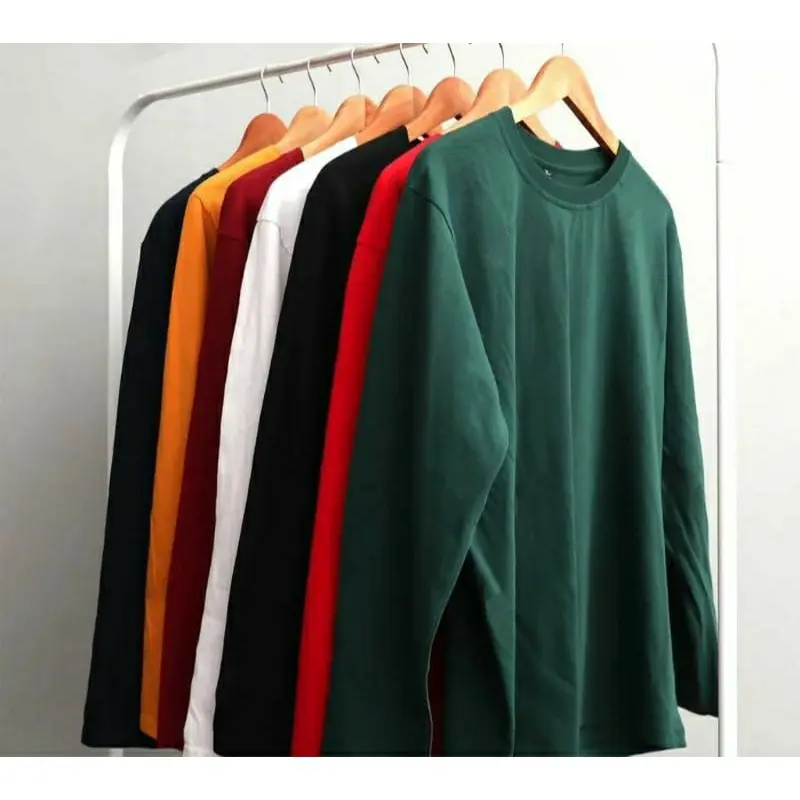 [ KAOS POLOS PREMIUM M-XXL] KAOS POLOS SOFT PREMIUM 30S LENGAN PANJANG UNISEX