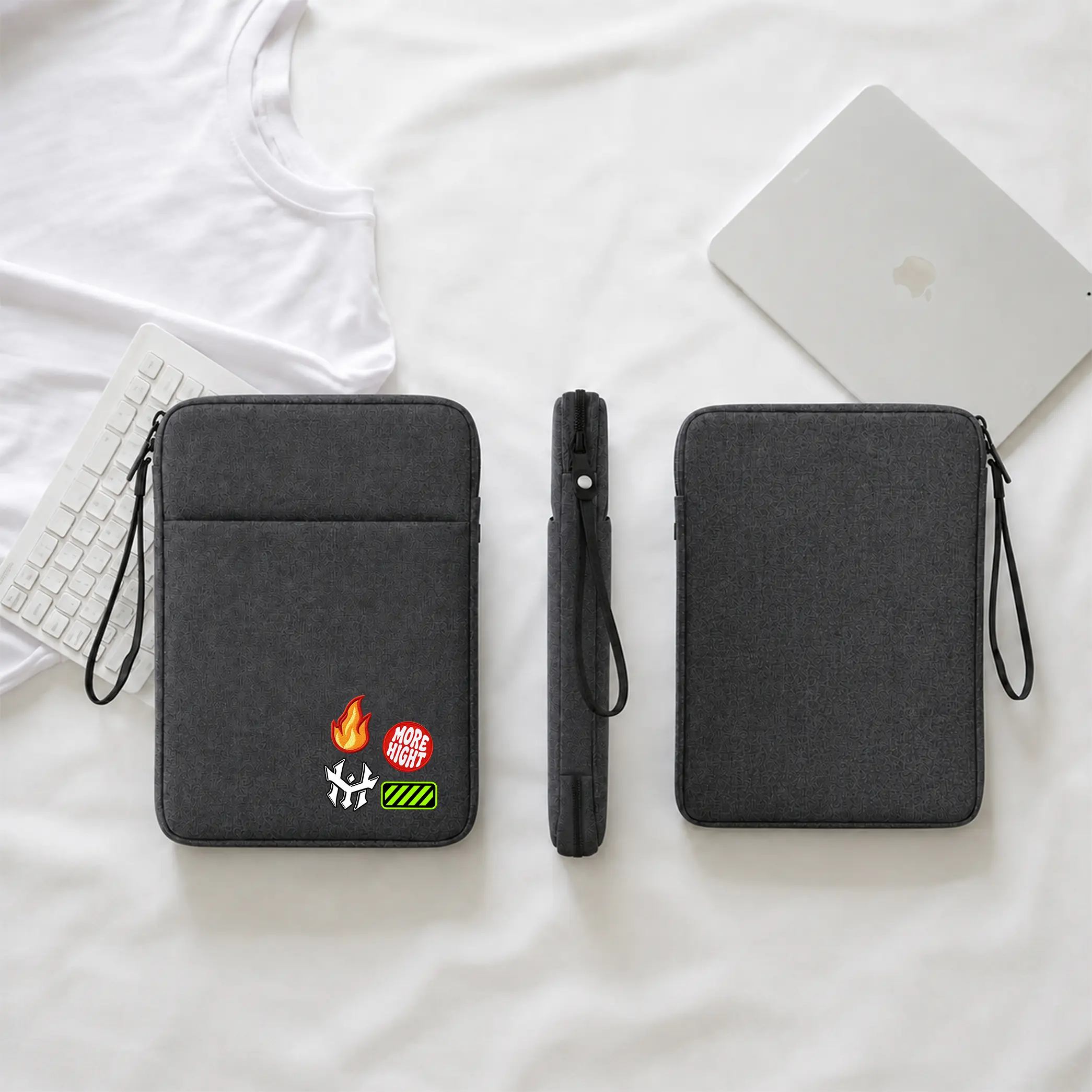tas ipad gen 11 a16 Tas Sleeve Tablet 9-12in dengan Desain simpel untuk Perlindungan Optimal Biru