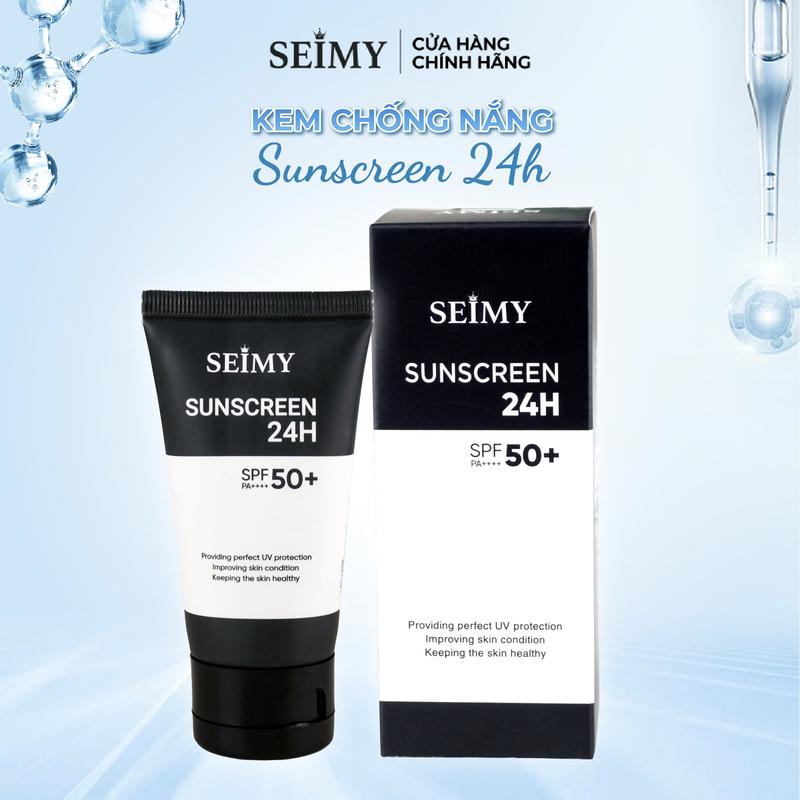 Kem chống nắng Seimy - Sunscreen 24h 40ml SPF 50 Face Skincare
