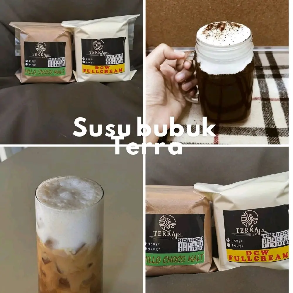 Susu Bubuk Fullcream dan Cokelat 2x 450gr | Paket Minuman Enak Hemat dan Sehat Untuk Anak dan Keluarga
