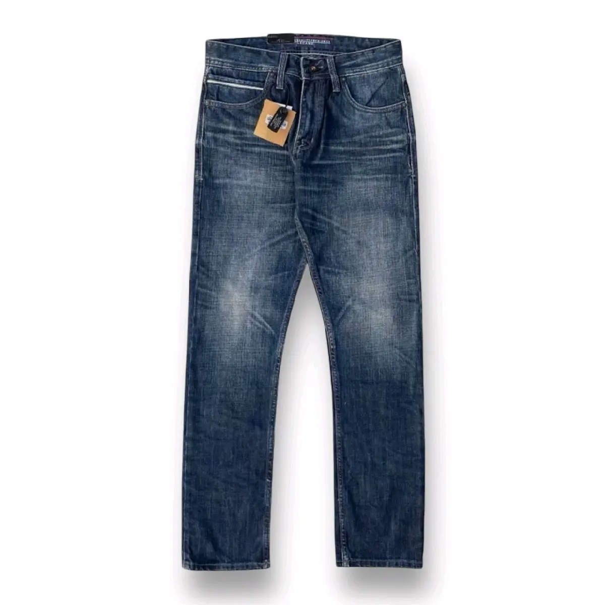 Celana Jeans Panjang Pria Lecaso Denim Reguler Fit Vintage Style Pria Dewasa Distro