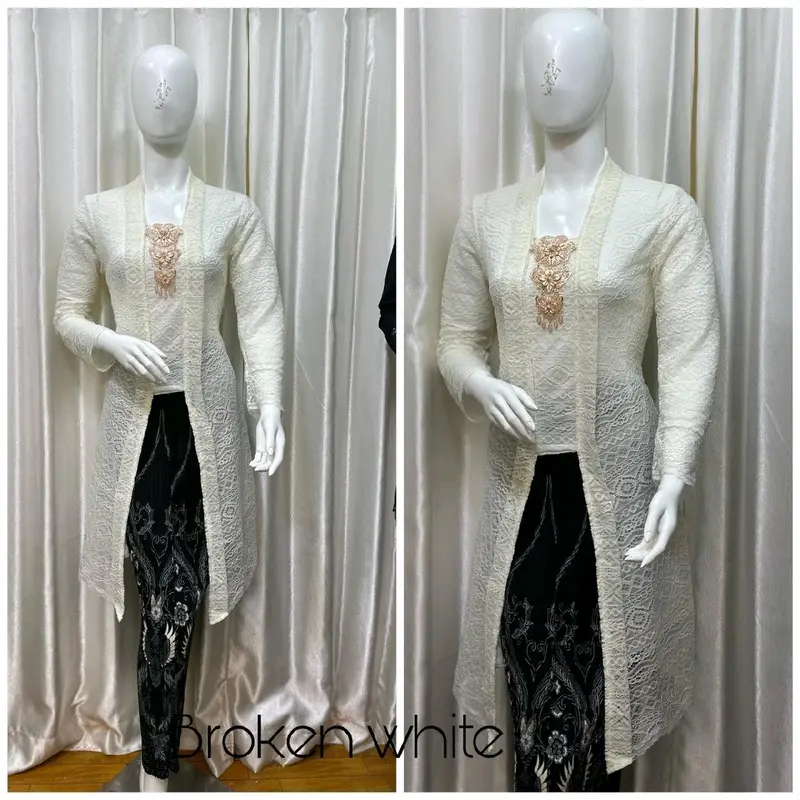 SET KEBAYA KUTU BARU TUNIK BRUKAT/KEBAYA SERAGAMAN/KEBAYA WANITA PESTA 2