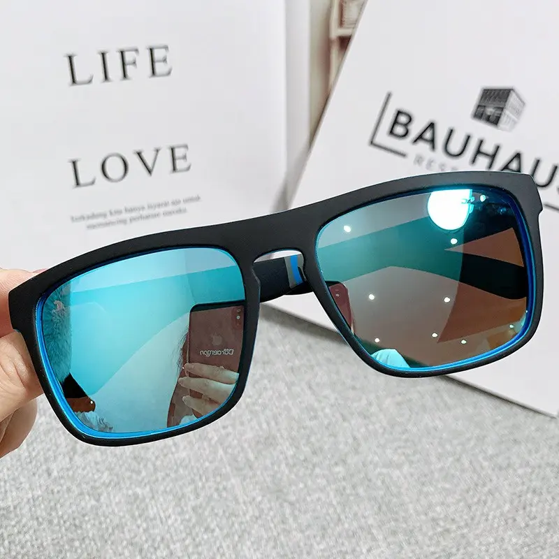 Sport/Fishing QuikSilver Black Polarized Men/Women Sunglasses Rectangle Shades Men EyeWear Driving SunGlasses Male/Female