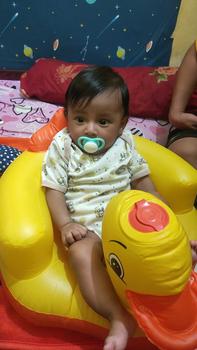 Product Review of Kursi Bayi Sofa Makan Bayi Belajar Duduk Balon Baby Chair Model Tiup Bebek tempat Duduk Bayi Kursi Balon Bayi from N**a F**r 2