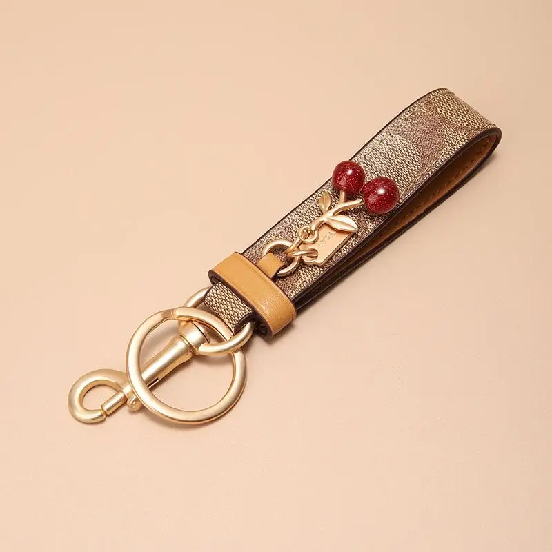 Bag charm cherry blossom tea rose Gantungan tas cherry mini Gantungan tas lucu aesthetic 5cm cherry keychain 2